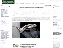 Tablet Screenshot of environmentalgreenproducts.com